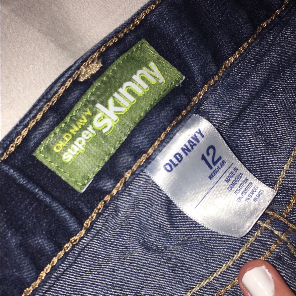 Old navy girls skinny jeans